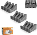 Silicone Soap Dish with Drain, Upgrade Double Suction Cups at The Bottom by AIXIAOYA