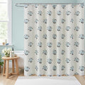 ORTIGIA Linen Blue Shower Curtains by ORTIGIA
