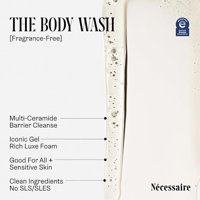 Nécessaire The Body Wash Fragrance-Free. Natural Body Wash - Image 4