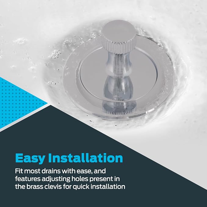 EZ-FLO Lift-n-Turn Bath Drain Assembly Kit, 1-1/2 in. x 11.5 Coarse Thread - Image 4