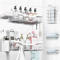 Shower Caddy Adhesive Shower Organizer 7-Pack, Rustproof Stainless Steel by OrganizeYourHomeEssentials