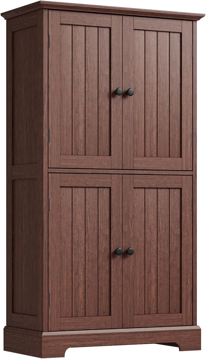 ChooChoo Bathroom Floor Cabinet, Farmhouse Bathroom Storage Cabinet by ChooChoo