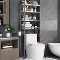 Over-The-Toilet Storage Rack, 4-Tier Bathroom Organizer Shelf Over Toilet by Kalrin