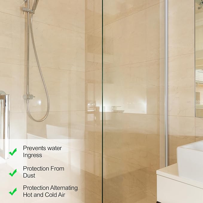 2 Pcs Long Clear Vinyl L-Type Seal Strip - Image 6