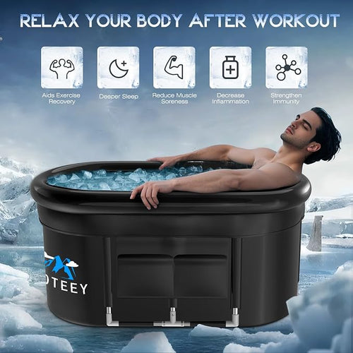129 Gal Large Oval Ice Bath Tub - Image 2