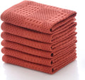 Waffle Weave Cotton Washing Cloth Ultra Soft and Absorbent Washcloths by FUNTALE