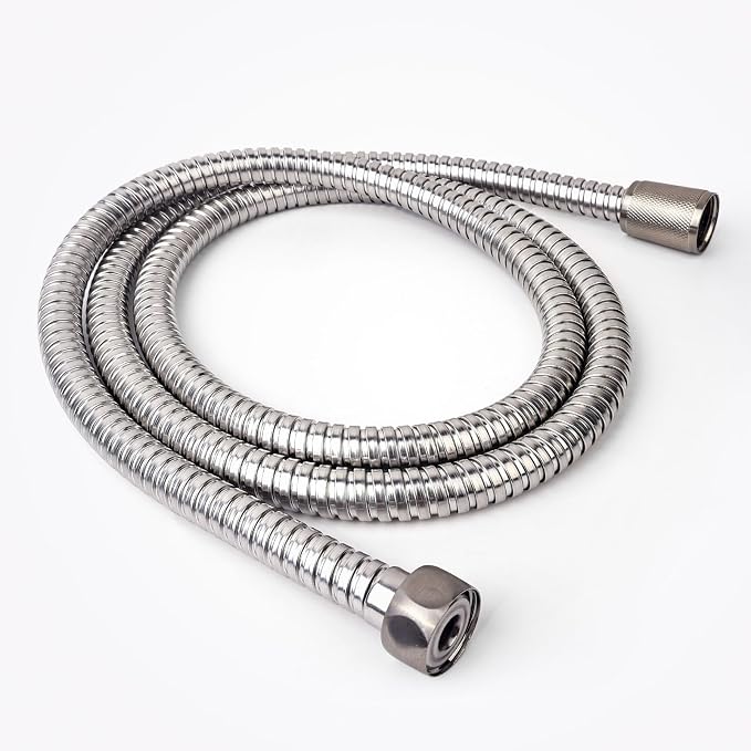 Shower Hose, Extra-Long Stainless Steel Handheld Shower Head Hose - Image 7