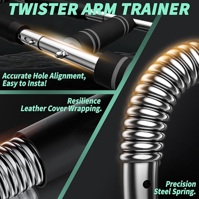 Twister Arm Trainer, 40-120lbs Adjustable Chest Workout Equipment, Arm Chest - Image 3