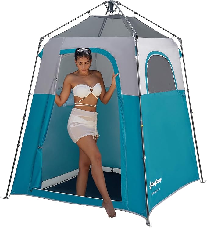KingCamp Instant Shower Tent, Portable Superior Stable Privacy Shelter by KingCamp