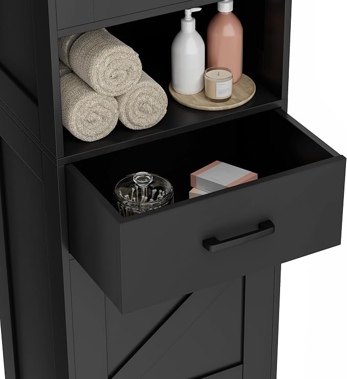 Homhedy 67" H Tall Bathroom Storage Cabinet - Image 7