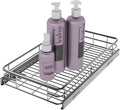 Sliding Cabinet Organizer Pull Out Shelves, Heavy-Duty Slide Out Shelf by JOWBOOW