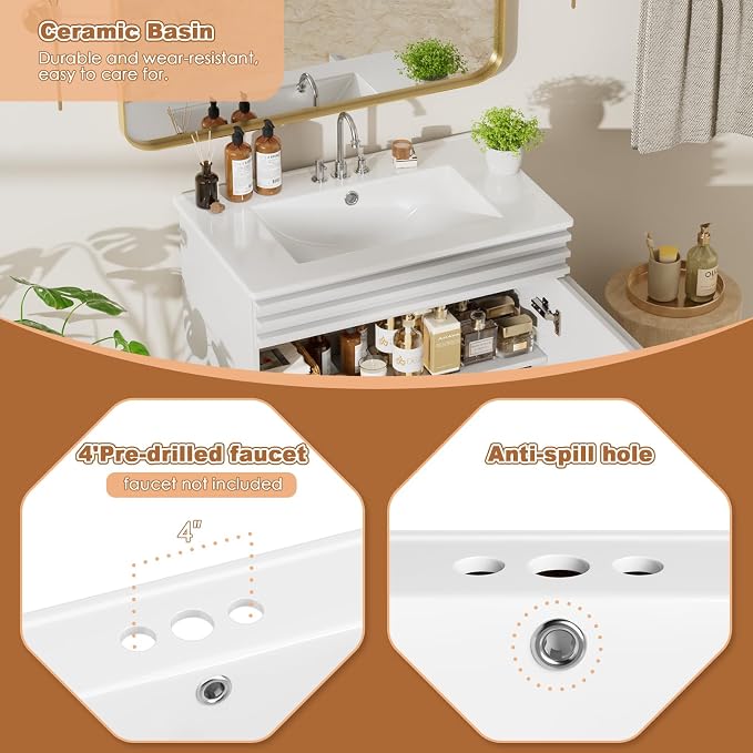 ROOMTEC 30" Bathroom Vanity - Image 7
