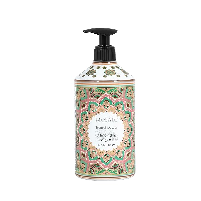 AnatoliaDaphne Mosaic Liquid Hand Soap/Wash Gift Set, Ideal Bathroom Kitchen - Image 7