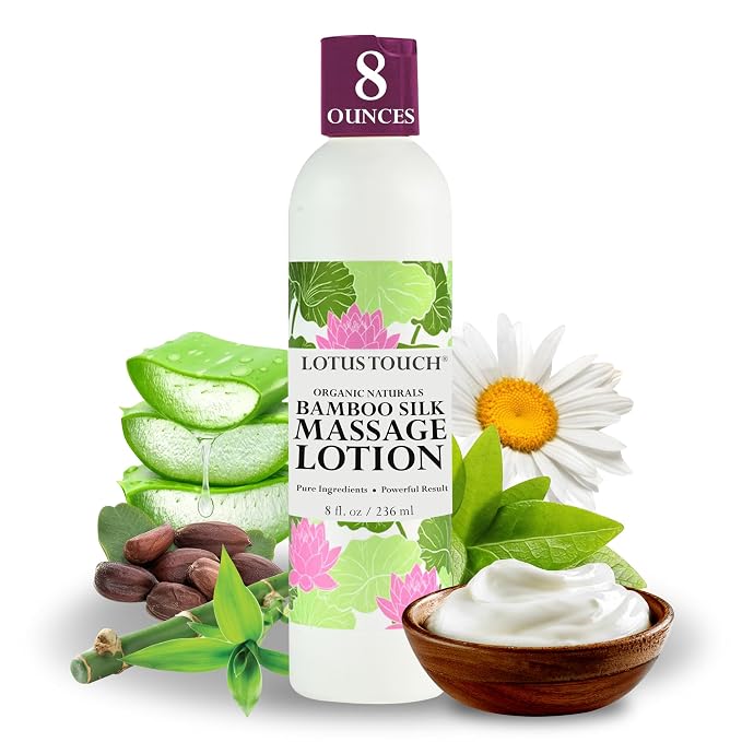 Organic Naturals Bamboo Silk Massage Lotion by Lotus Touch by LotusTouch