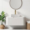 30 inch Bathroom Vanity with Sink, Floating Bathroom Cabinet with Ultra-Thin by Unknown