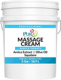 Wellness Professional Arnica Therapy 5 Gallon Massage Cream, Arnica Cream by Pura1st