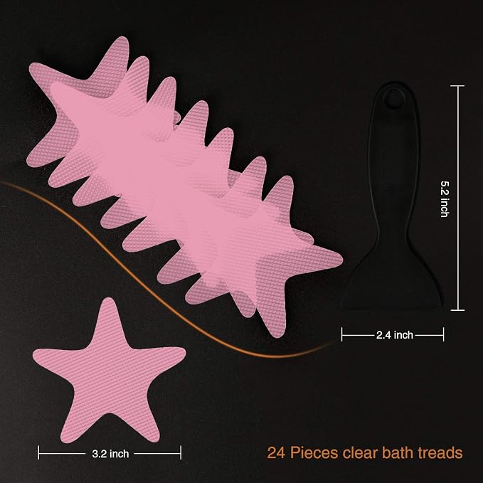 Anti Slip Shower Stickers Safety Bathtub Strips Adhesive Decals - Image 4