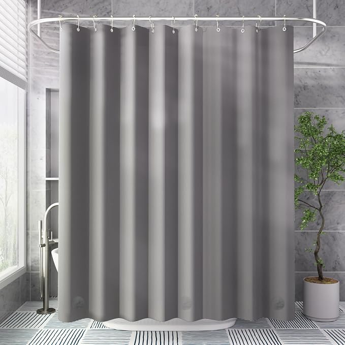 AmazerBath Extra Long Shower Curtain Liner, 72x84 Plastic Shower Curtain Liner - Image 9