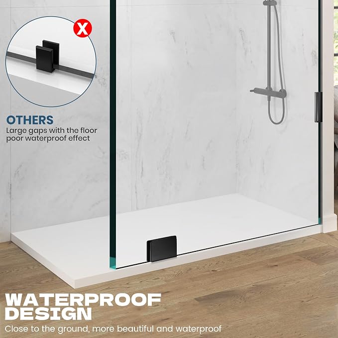 Bathroom Shower Door, 3/8" Glass Shower Doors - Image 2