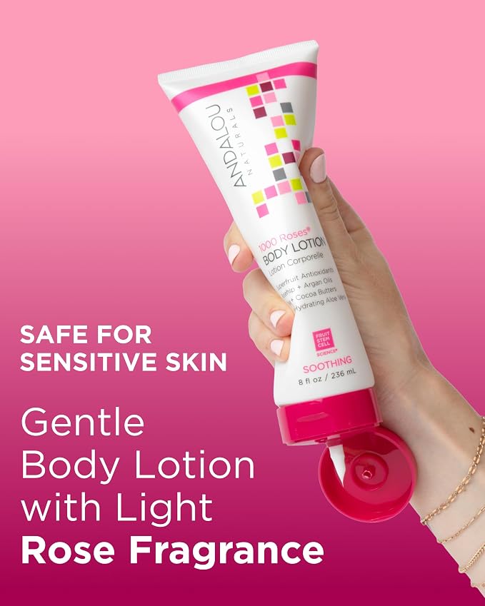 Andalou Naturals 1000 Roses Soothing Body Lotion - Image 6