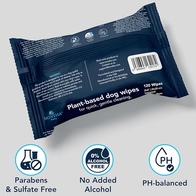 NOVEHA 360PCs Dog Wipes - Image 7