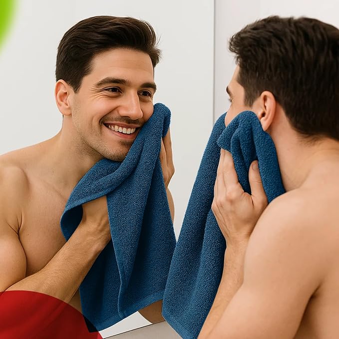 RIVERSIDE 6 Pack Premium Hand Towels Set, 16x28 inches, 100% Ring Spun Cotton - Image 5