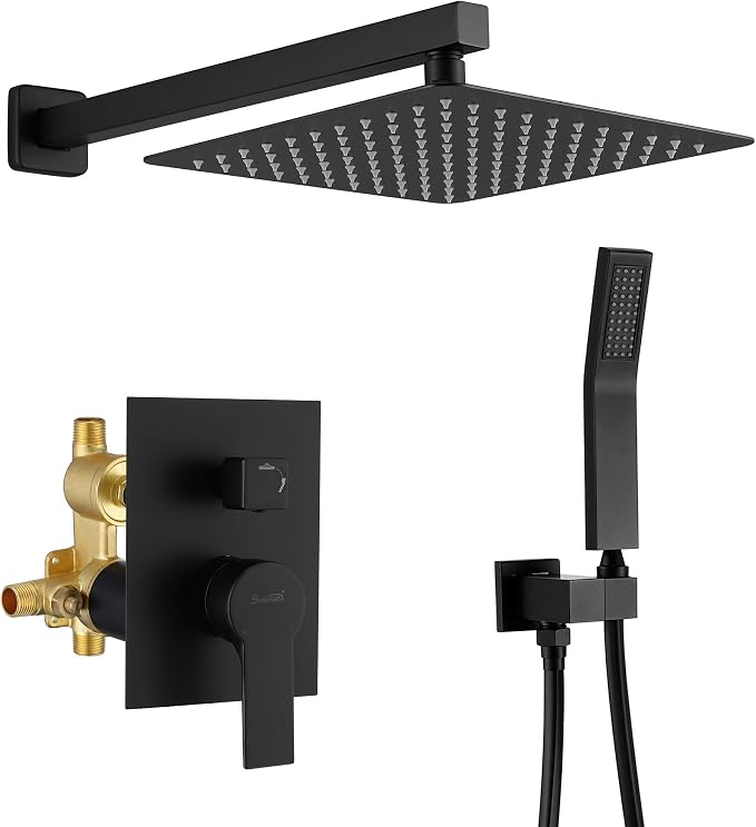 SHAMANDA Luxury Shower Set, Bathroom Single Handle Shower Faucet by SHAMANDA