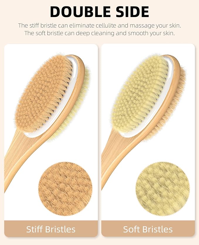 Metene 2 Pack Shower Brush - Image 2