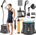 Portable Shower with Heater 1500W Camping Water Heater with Shower Head 3 Spray by FCSJOST