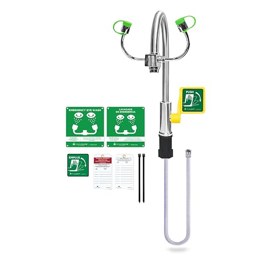 TRADESAFE Faucet Mount Eye Wash Station OSHA Approved by TRADESAFE