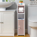 AOJEZOR Toilet Paper Holder Stand: Small Bathroom Storage Cabinet by AOJEZORBathroomCabinets