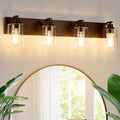 4-Light Bathroom Light Fixtures Modern ORB Vanity Lights by ALAISLYC