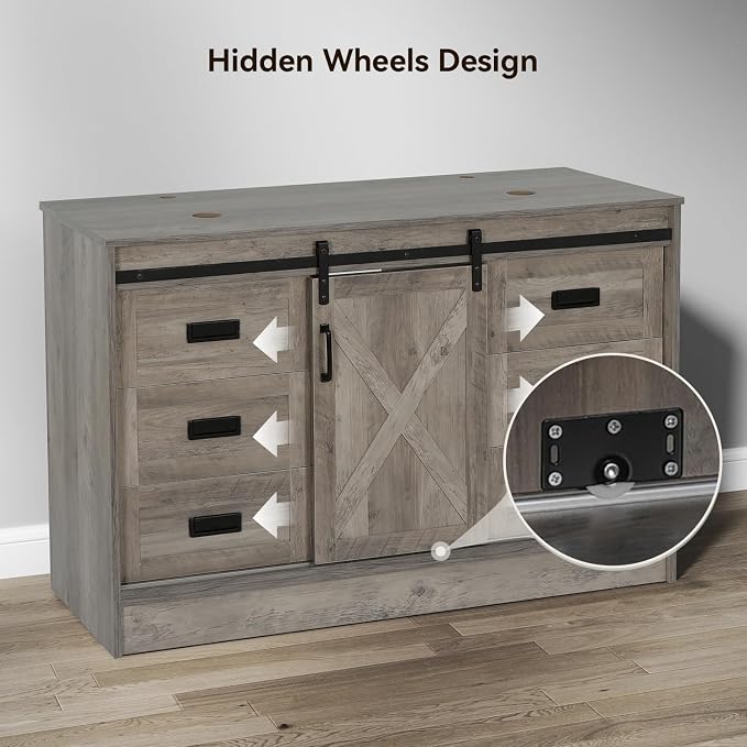 48" Barn Door Bathroom Vanity - Image 4