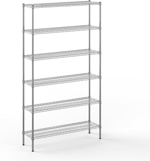 14" Deep x 48" Wide x 86" Height Wire Shelving Kit | 6-Tier | NSF Commercial by Regal+Altair