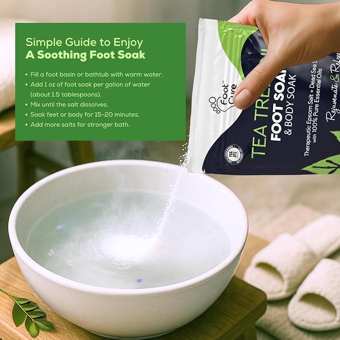 FOOT CURE Tea Tree Oil Foot Soak - Image 8