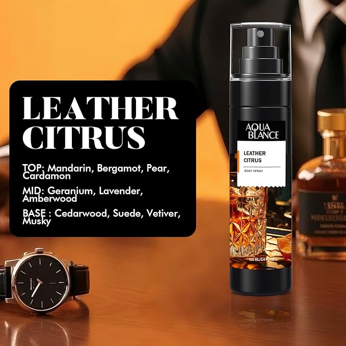 Body Spray for Men, Mens Body Refreshing Spray, Long Lasting, Each 3.4 Fl Oz - Image 3