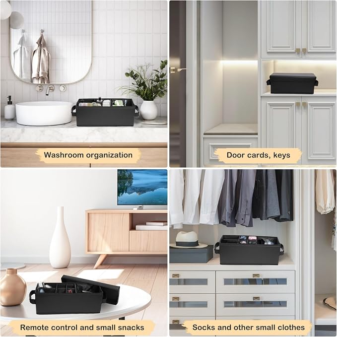 Lukeline Tampon Holder for Bathroom, Bathroom Storage Containers - Image 5