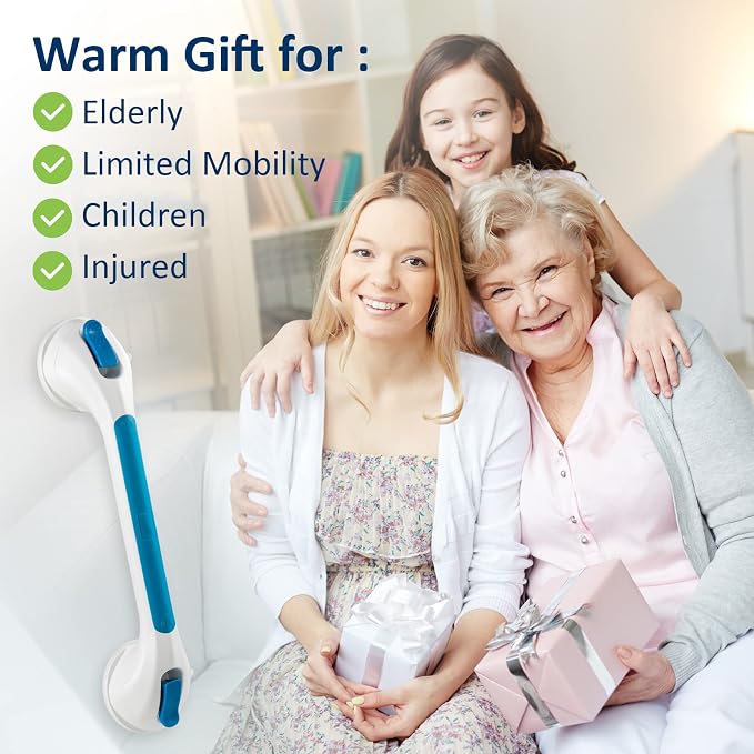 TAILI Shower Grab Bar 2 Pack Suction Grab Bars - Image 9