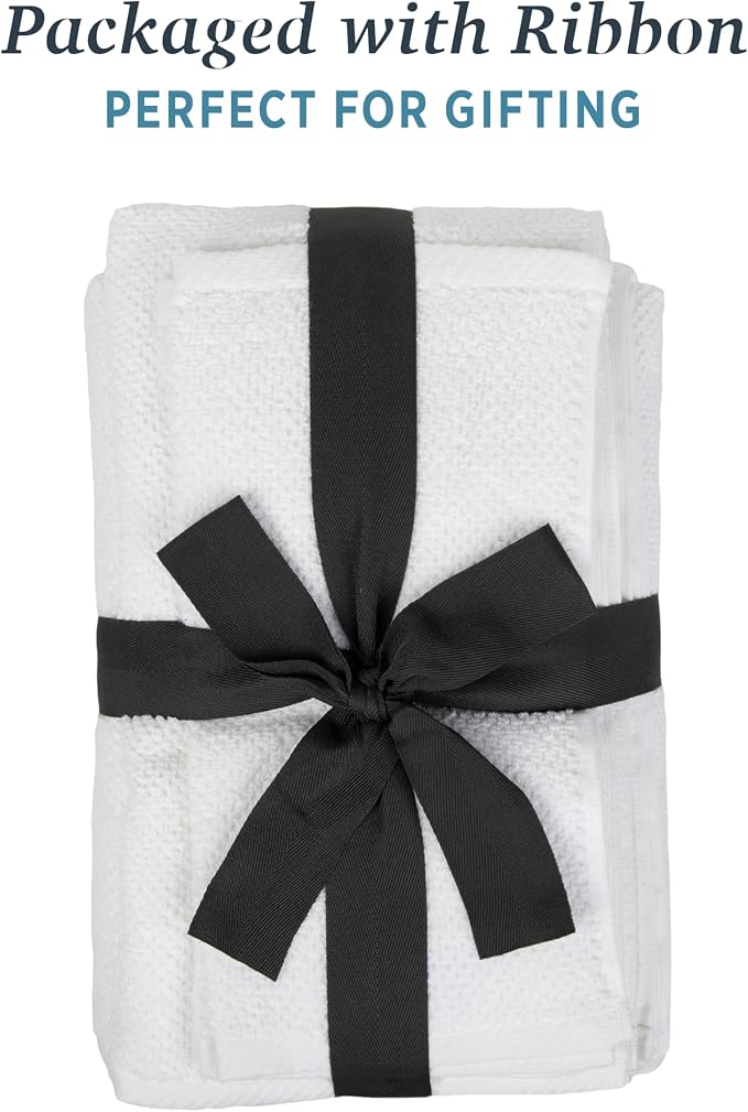 Welhome Franklin 100% Cotton Popcorn Textured Towel Set - Image 8