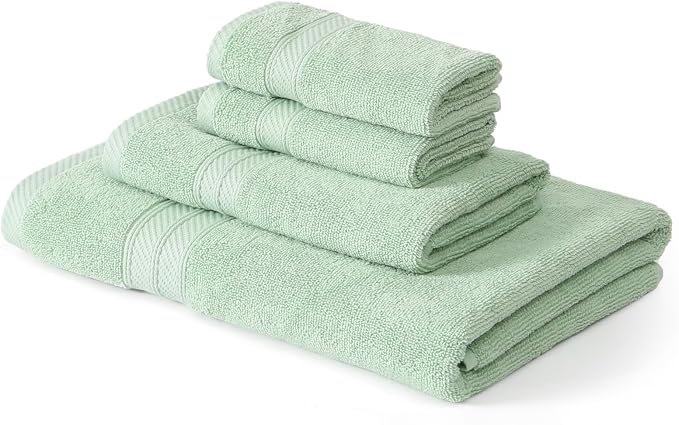 Modern Threads Trefoil Filigree 6-Piece 100% Cotton Towel Set – Reversible Yarn - Image 7