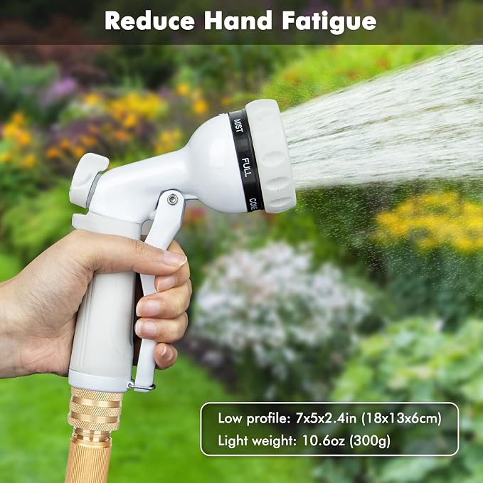 RESTMO Garden Hose Nozzle, Heavy Duty Metal Water Hose Nozzle - Image 6