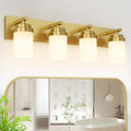 IZORRO Bathroom Vanity Light Fixture, 4-Light 30 Inch Gold Bathroom Light by IZORRO