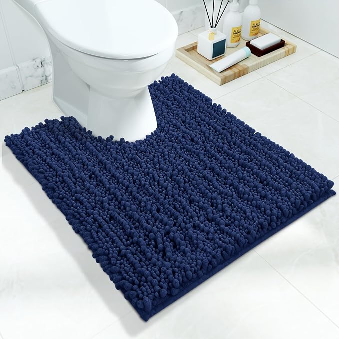 Yimobra Toilet Rug U Shaped Washable 24x20 Inch by Yimobra