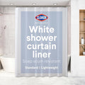 Clorox Shower Curtain Liner, Premium Lightweight Flexible Waterproof 4g PEVA by MainstreamInternational
