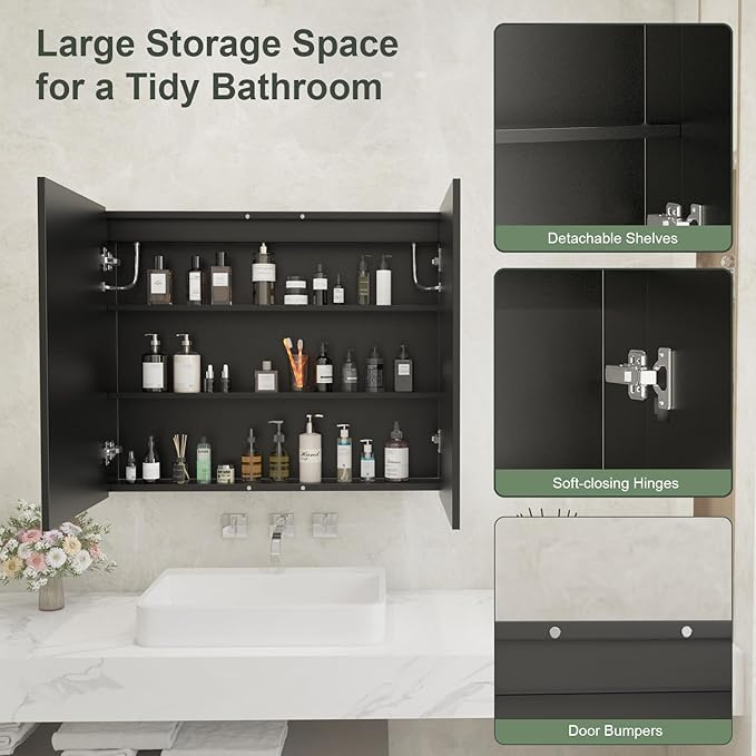 Medicine Cabinet, LED Mirror Cabinet - Image 6