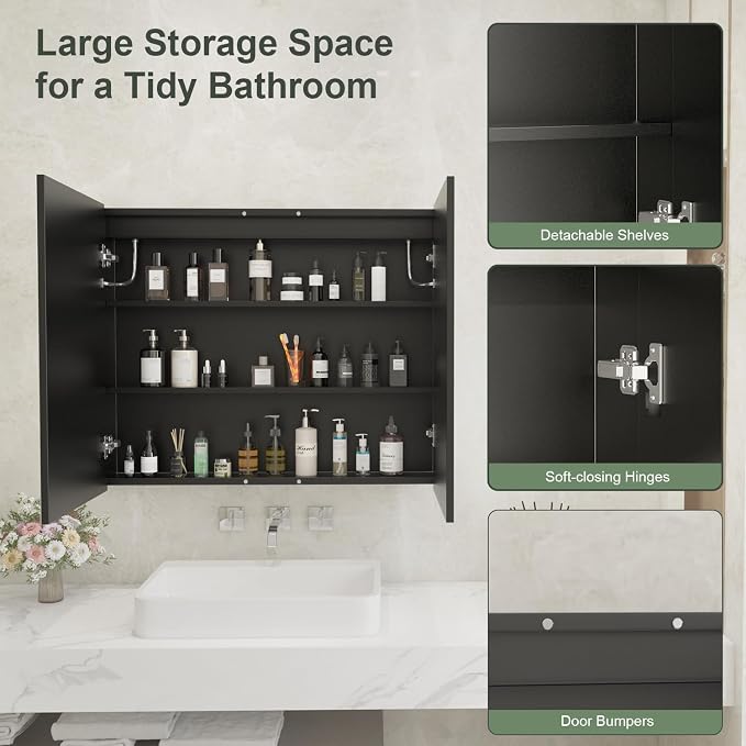 Medicine Cabinet, LED Mirror Cabinet - Image 6