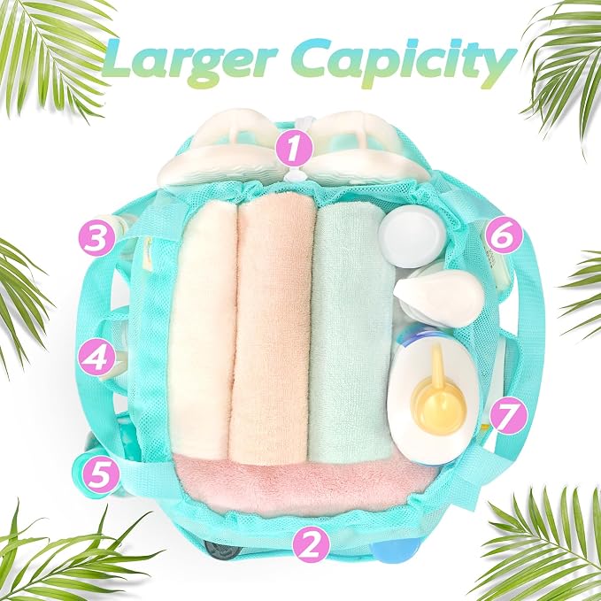Mesh Shower Caddy Portable, Dorm Room Essentials - Image 7