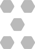 Kahuna Grip Bathtub Bath and Shower 5¼" Hexagon Non-Slip Traction Treads by KahunaGrip%E2%84%A2