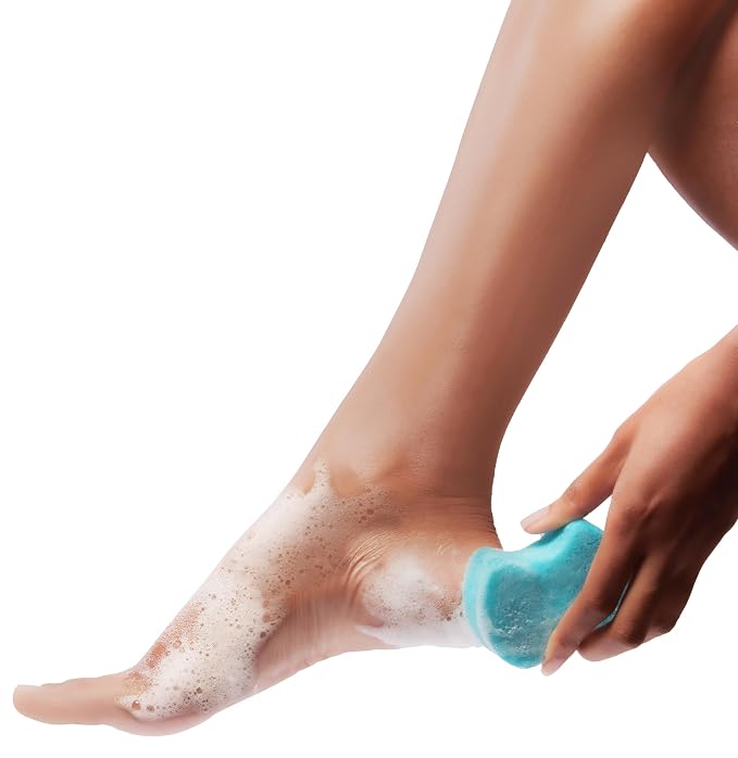 Spongeables Pedi Scrub Foot Exfoliating 20+ Wash Sponge, Clean & Fresh - Image 3