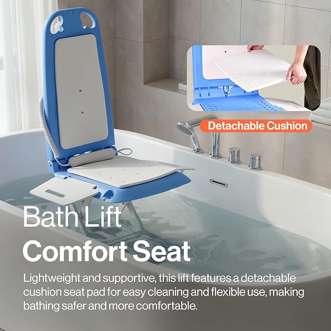 SuperHandy Portable Floor & Bath Lift – 26V 51.8Wh Battery, Lightweight 19 lbs - Image 4